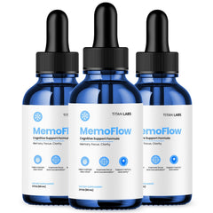 Memo Flow Drops Nootropic Brain Health Support MemoFlow Supplement 90 Servings