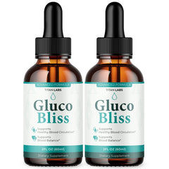 (2 Pack) Gluco Bliss Drops Advanced Blood Health Support GlucoBliss 60 Servings
