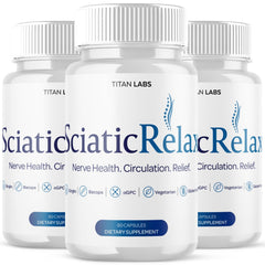 (3 Pack) Sciatic Relax Nootropic Natural Brain Supplement SciaticRelax 180 Capsules