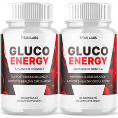 (2 Pack) Gluco Energy Advanced Blood Health Support Supplement GlucoEnergy 120 Capsules
