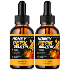 Honey Peak Gelatin Drops Male Health Support Supplement HoneyPeak 60 Servings