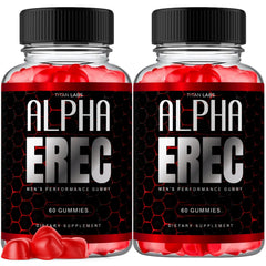 (2 Pack) Alpha Erec Gummys Advanced Male Health Support Supplement AlphaErec 120 Gummies