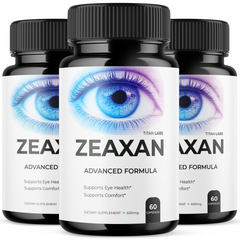 (3 Pack) Zeaxan Pills Support Healthy Eye Vision & Function Zea Xan 180 Capsules