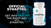 Image of Synaptril Nootropic Natural Brain Health Support Formula Synap Tril 180 Capsules