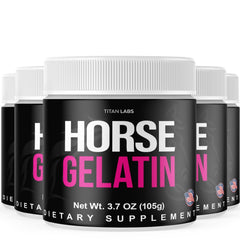 (5 Pack) Horse Gelatin Powder Male Support Supplement HorseGelatin 150 Servings