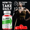 Image of (1 Pack) Slim 3 ACV Gummys 1000MG Advanced Slim Three Supplement 60 Gummies