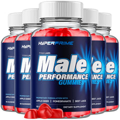 (5 Pack) Hyperprime Gummy Advanced Male Support Formula Hyper Prime 300 Gummies