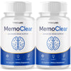 Image of (2 Pack) MemoClear Advanced All Natural Brain Health Support Memo Clear 120 Capsules