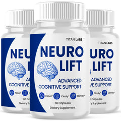 Neuro Lift Nootropic Natural Brain Health Support Formula NeuroLift 180 Capsules