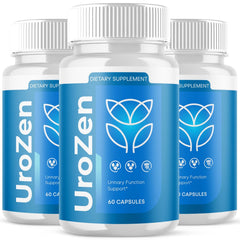 (3 Pack) UroZen Advanced Prostate & Bladder Support Supplement Uro Zen 180 Capsules