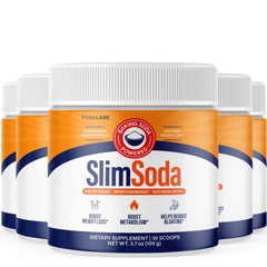 (5 Pack) Slim Soda Powder Weight Management Support Formula SlimSoda 150 Serving