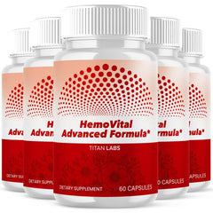 HemoVital Pills Advanced Blood Health Support Supplement Hemo Vital 300 Capsules
