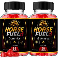(2 Pack) Horse Fuel ACV Gummys Advanced Male Health Support Formula HorseFuel 120 Gummies