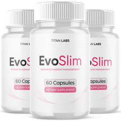 (3 Pack) EvoSlim Advanced Energy and Fitness Support Supplement Evo Slim 180 Capsules