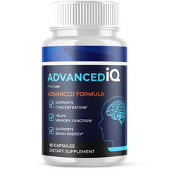 (1 Pack) Advanced IQ Nootropic Natural Brain Supplement AdvancedIQ 60 Capsules