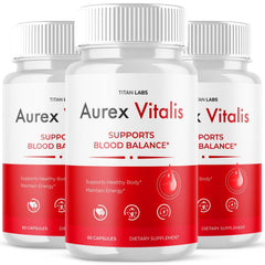 (3 Pack) Aurex Vitalis Advanced Blood Health Support AurexVitalis 180 Capsules