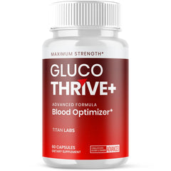 (1 Pack) Gluco Thrive Advanced Blood Health Support Vitamin GlucoThrive 60 Capsules