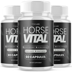 (3 Pack) Horse Vital Advanced Male Health Support Formula HorseVital 180 Capsules