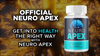 Image of (1 Pack) Neuro Apex Pills Nootropic Natural Brain Supplement NeuroApex 60 Capsules