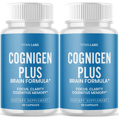 (2 Pack) Cognigen Plus Advanced Natural Brain Support CognigenPlus 120 Capsules