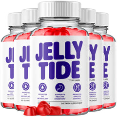(5 Pack) Jelly Tide ACV Gummys 1000MG Advanced Supplement JellyTide 300 Gummies
