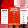 Image of (1 Pack) Blood Restore Advanced Blood Support Supplement BloodRestore 60 Capsules