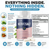 Image of (3 Pack) NerveSalt Nootropic Natural Nerve Support Formula Nerve Salt 180 Capsules