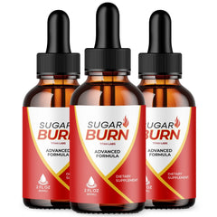 (3 Pack) Sugar Burn Blood Support Drops SugarBurn Vitamin Supplement 90 Servings