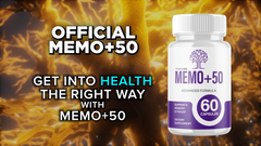 (2 Pack) Memo+50 Advanced Nootropic Natural Brain Supplement Memo+ 50 120 Capsules