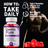 Image of (2 Pack) Derma Pure ACV Gummys 1000MG Advanced DermaPure Supplement 120 Gummies