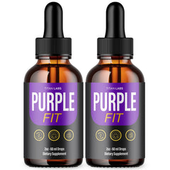 (2 Pack) Purple Fit Drops Natural Health & Fitness Formula PurpleFit 60 Servings
