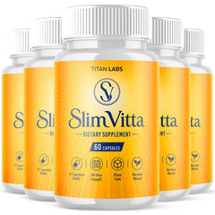 (5 Pack) Slim Vitta Advanced Energy & Fitness Support Formula SlimVitta 300 Capsules