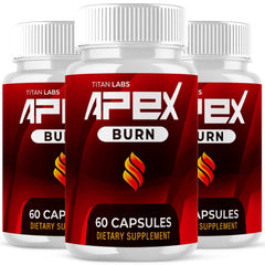 Apex Burn Advanced Energy and Fitness Support Supplement ApexBurn 180 Capsules