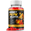 Image of (1 Pack) Honey Peak Gelatin ACV Gummys 1000MG HoneyPeak Supplement 60 Gummies