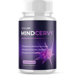 (1 Pack) MindCervy Nootropic Brain Health Support Formula Mind Cervy 60 Capsules