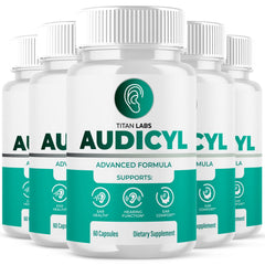 Audicyl Advanced Ear Health Support and Tinnitus Relief Supplement 300 Capsules