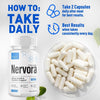 Image of (3 Pack) Nervora Nootropic Natural Brain Support Supplement Nerv Ora 180 Capsule