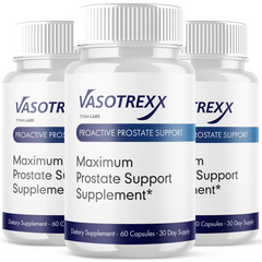 (3 Pack) Vasotrexx Prostate & Bladder Health Support Vaso Trexx 180 Capsules