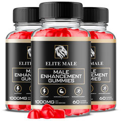 (3 Pack) Elite Male Gummies 180 Capsules