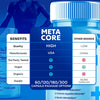 Image of (3 Pack) Meta Core Advanced Energy & Fitness Support Formula MetaCore 180 Capsules