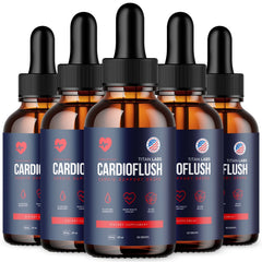 (5 Pack) Cardioflush Blood Health Support Drop Cardio Flush Vitamin 150 Servings