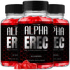 Image of Alpha Erec Gummys Advanced Male Health Support Supplement AlphaErec 180 Gummies