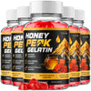 Image of (5 Pack) Honey Peak Gelatin ACV Gummys 1000MG HoneyPeak Supplement 300 Gummies