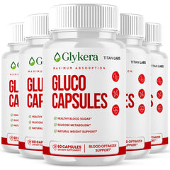 Glykera Pills Advanced Blood Health Max Support Supplement Gly Kera 300 Capsules