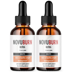 (2 Pack) NovuBurn Drops Natural Health & Fitness Support Novu Burn 60 Servings