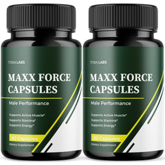 (2 Pack) Maxx Force Advanced Male Health Support Formula MaxxForce 120 Capsules