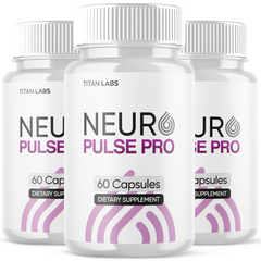 (3 Pack) Neuro Pulse Pro Nootropic Natural Brain Support NeuroPulsePro 180 Capsules