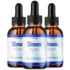 (3 Pack) Slimvex Drops Natural Health & Fitness Supplement Slim Vex 90 Servings