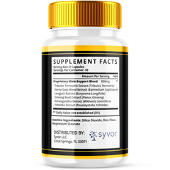 Huntercaps Advanced Supplement Pills for Men with Natural Ingredients 180 Capsules