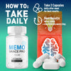 Image of (5 Pack) Memo Vance Pro Advanced Natural Brain Support MemoVancePro 300 Capsules